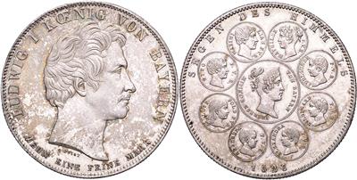 Bayern, Ludwig I. 1825-1848 - Münzen und Medaillen - Sammlung Goldmünzen und ausgewählte Silberstücke