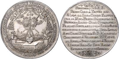 Bistum Olmütz, Kardinal Ferdinand Julius von TroyerGriesbach 1745-1758 - Mince a medaile - Sbírka zlatých mincí a vybraných stříbrných mincí