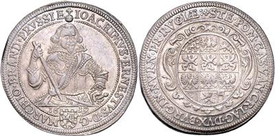 Brandenburg- Ansbach, Joachim Ernst 1603-1625 - Münzen und Medaillen - Sammlung Goldmünzen und ausgewählte Silberstücke