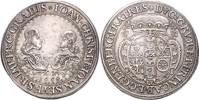 Eggenberg, Johann Christian und Johann Seyfried 1652-1658 - Monete e medaglie - Collezione di monete d'oro e pezzi d'argento selezionati