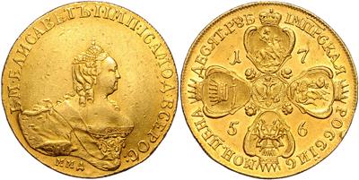 Elisabeth 1741-1761, GOLD - Mince a medaile - Sbírka zlatých mincí a vybraných stříbrných mincí