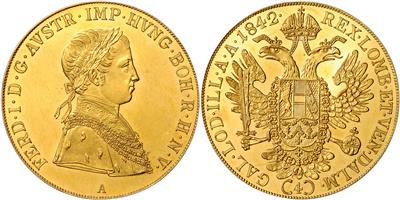 Ferdinand I. 1835-1848, GOLD - Mince a medaile - Sbírka zlatých mincí a vybraných stříbrných mincí