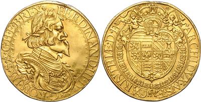 Ferdinand III. 1637-1657, GOLD - Mince a medaile - Sbírka zlatých mincí a vybraných stříbrných mincí