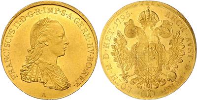 Franz II. 1792-1806, GOLD - Monete e medaglie - Collezione di monete d'oro e pezzi d'argento selezionati