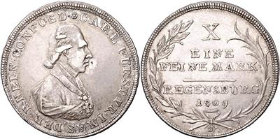 Fürstprimat des Rheinbundes, - Münzen und Medaillen - Sammlung Goldmünzen und ausgewählte Silberstücke
