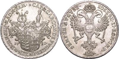 Grafen Fugger, Cajetan zu Zinnenberg und Carl zu Nordendorf 1720-1784 - Mince a medaile - Sbírka zlatých mincí a vybraných stříbrných mincí