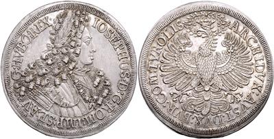 Josef I. 1705-1711 - Mince a medaile - Sbírka zlatých mincí a vybraných stříbrných mincí