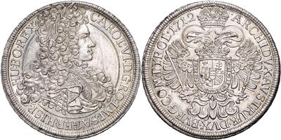 Karl VI. 1711-1740 - Monete e medaglie - Collezione di monete d'oro e pezzi d'argento selezionati