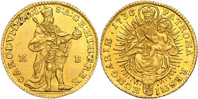 Karl VI. 1711-1740, GOLD - Münzen und Medaillen - Sammlung Goldmünzen und ausgewählte Silberstücke