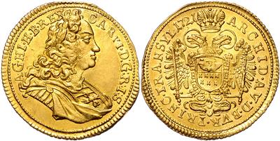 Karl VI. 1711-1740, GOLD - Münzen und Medaillen - Sammlung Goldmünzen und ausgewählte Silberstücke