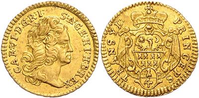 Karl VI. 1711-1740, GOLD - Mince a medaile - Sbírka zlatých mincí a vybraných stříbrných mincí