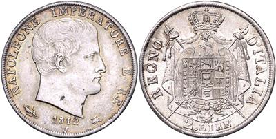 Königreich Italien, Napoleon I. 1805-1814 - Münzen und Medaillen - Sammlung Goldmünzen und ausgewählte Silberstücke