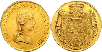 Kurfürstentum Salzburg, Erzherzog Ferdinand 1803-1806, GOLD - Mince a medaile - Sbírka zlatých mincí a vybraných stříbrných mincí