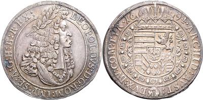 Leopold I. 1657-1705 - Mince a medaile - Sbírka zlatých mincí a vybraných stříbrných mincí