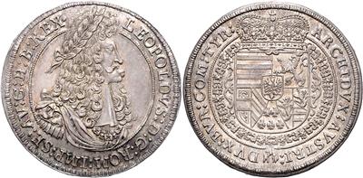 Leopold I. 1657-1705 - Monete e medaglie - Collezione di monete d'oro e pezzi d'argento selezionati