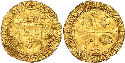 Louis XII. 1498-1515, GOLD - Monete e medaglie - Collezione di monete d'oro e pezzi d'argento selezionati