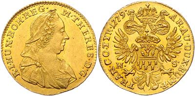 Maria Theresia 1740-1780, GOLD - Münzen und Medaillen - Sammlung Goldmünzen und ausgewählte Silberstücke