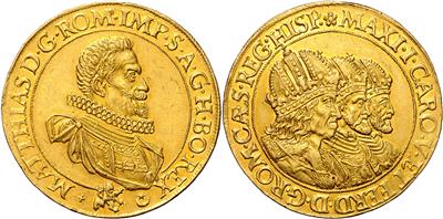 Matthias 1612-1619, GOLD - Mince a medaile - Sbírka zlatých mincí a vybraných stříbrných mincí