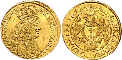 Michael Korybut Wisniowiecki 1669-1673, GOLD - Münzen und Medaillen - Sammlung Goldmünzen und ausgewählte Silberstücke
