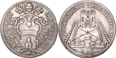 Papst Clemens XI. 1700-1721 - Mince a medaile - Sbírka zlatých mincí a vybraných stříbrných mincí