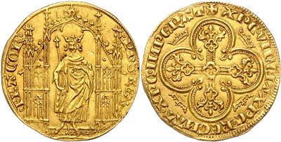 Philippe VI. 1328-1350, GOLD - Mince a medaile - Sbírka zlatých mincí a vybraných stříbrných mincí
