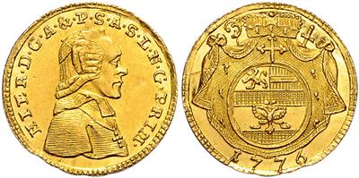 Salzburg, Hieronymus Graf Colloredo 1772-1803, GOLD - Mince a medaile - Sbírka zlatých mincí a vybraných stříbrných mincí