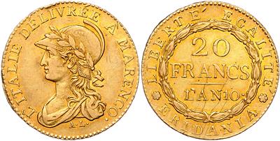 Sub- Alpine Republik 1800-1802, GOLD - Mince a medaile - Sbírka zlatých mincí a vybraných stříbrných mincí