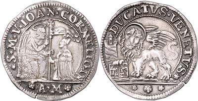 Venedig, Giovanni Corner 1709-1722 - Monete e medaglie - Collezione di monete d'oro e pezzi d'argento selezionati