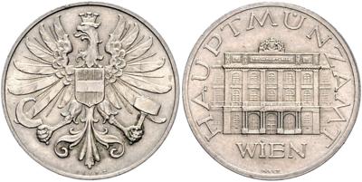 2. Republik, Probeprägung - Münzen, Medaillen und Papiergeld