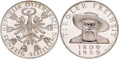 50 Schilling 1959 - Münzen, Medaillen und Papiergeld