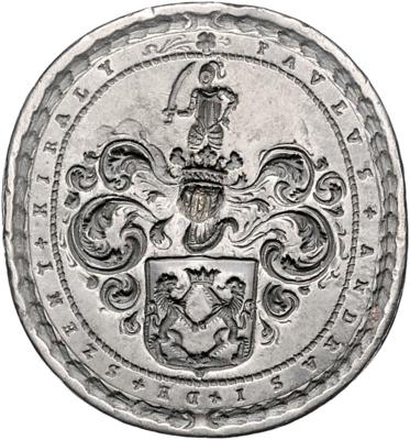 Andrassy de Szent Kiraly, Paul. Baron. Oberst eines Haiducken Rgmts. 1702, ging zu Rakoczy über - Münzen, Medaillen und Papiergeld