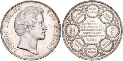 Bayern, Ludwig I. 1825-1848 - Coins, medals and paper money