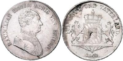 Bayern, Maximilian I. Joseph 1806-1825 - Mince, medaile a bankovky