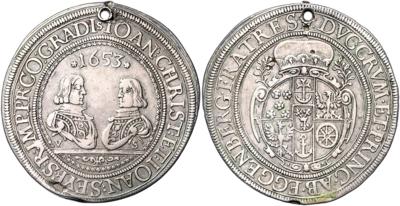 Eggenberg, Johann Christof und Johann Seyfried 1649-1713 - Coins, medals and paper money