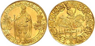 Eh. Maximilian als Hochmeister des deutschen Ritterordens GOLD - Monete, medaglie e cartamoneta