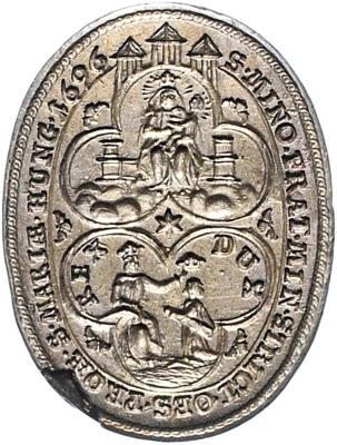 Eisenstadt?? (Burgenland), Ungarn, Franziskanerkloster 1696 - Mince, medaile a bankovky