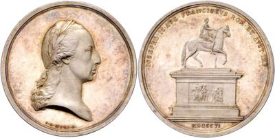 Errichtung des Reiterdenkmals für Josef II. am Josephsplatz 1806 - Monete, medaglie e cartamoneta