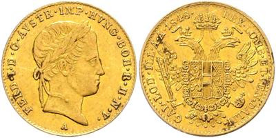 Ferdinand I. GOLD - Mince, medaile a bankovky