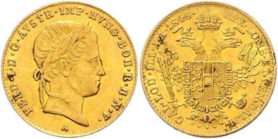 Ferdinand I. GOLD - Coins, medals and paper money