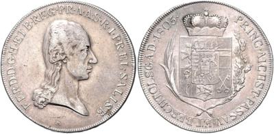 Ferdinand v. Österreich - Mince, medaile a bankovky