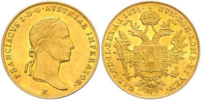 Franz I. GOLD - Mince, medaile a bankovky