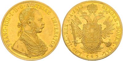 Franz Josef I. GOLD - Münzen, Medaillen und Papiergeld