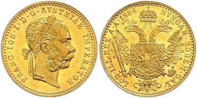 Franz Josef I. Gold - Münzen, Medaillen und Papiergeld