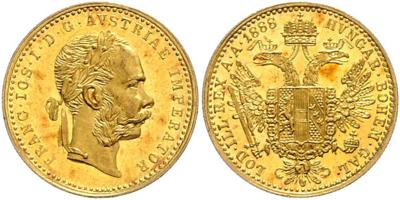 Franz Josef I. GOLD - Münzen, Medaillen und Papiergeld