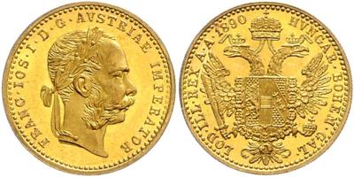 Franz Josef I. GOLD - Münzen, Medaillen und Papiergeld