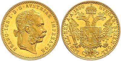 Franz Josef I. GOLD - Münzen, Medaillen und Papiergeld