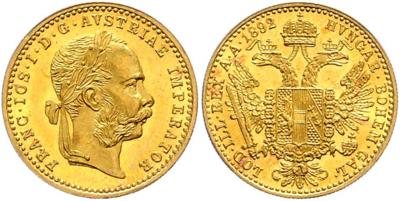 Franz Josef I. GOLD - Münzen, Medaillen und Papiergeld