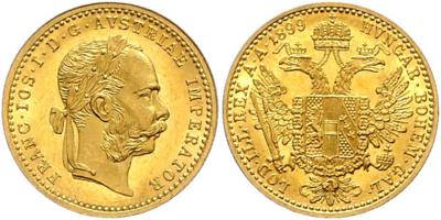 Franz Josef I. GOLD - Münzen, Medaillen und Papiergeld