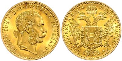 Franz Josef I. GOLD - Münzen, Medaillen und Papiergeld