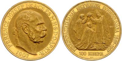 Franz Josef I. GOLD - Münzen, Medaillen und Papiergeld